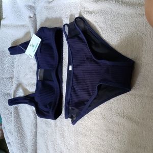NWT - Size S  - Navy - Beachsissi Two Piece Swimsuit